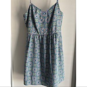 JCrew Geometric Sun Dress ✨